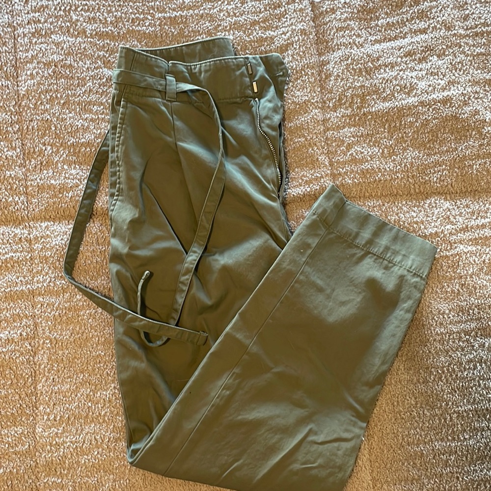 Gap Olive Green Paper Bag Pants